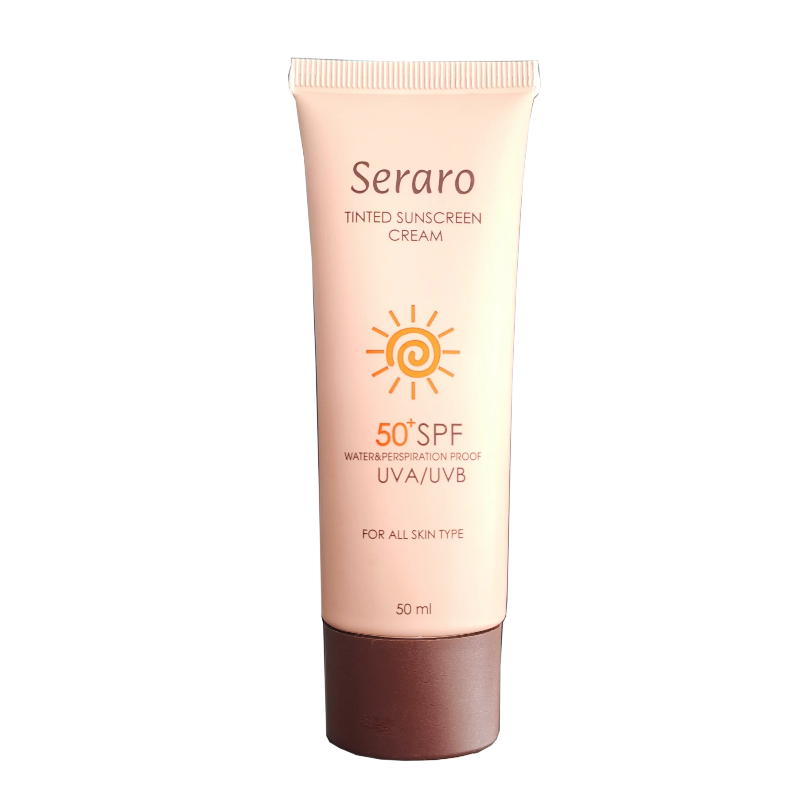 کرم ضد آفتاب رنگی سرارو seraro شماره 102