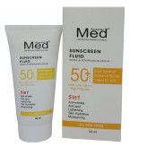 کرم ضد آفتاب بی رنگی مدانسر spf50 مدل فلویید